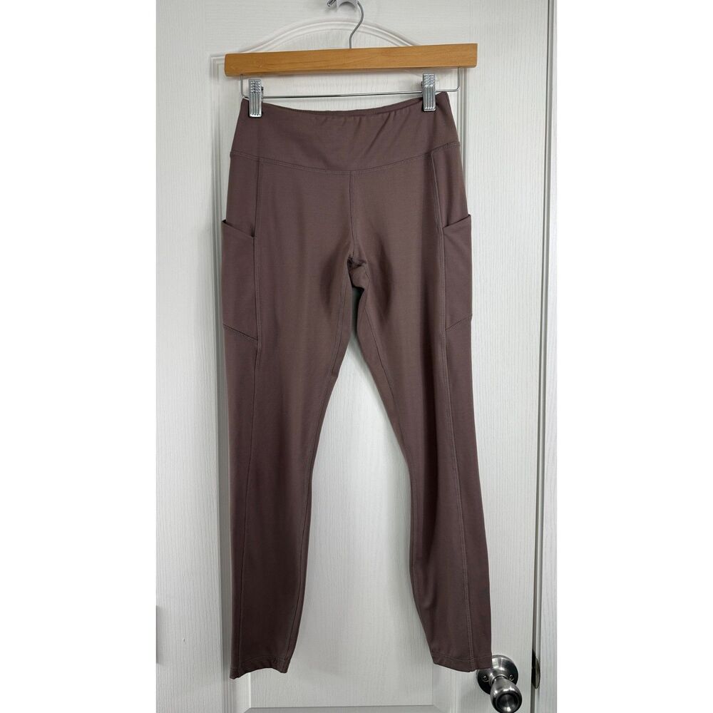Rae Mode Women's Brown Leggings Pockets Size S Small
